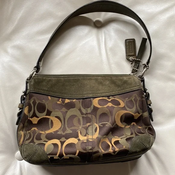 Vintage coach camo purse EUC - Picture 4 of 10
